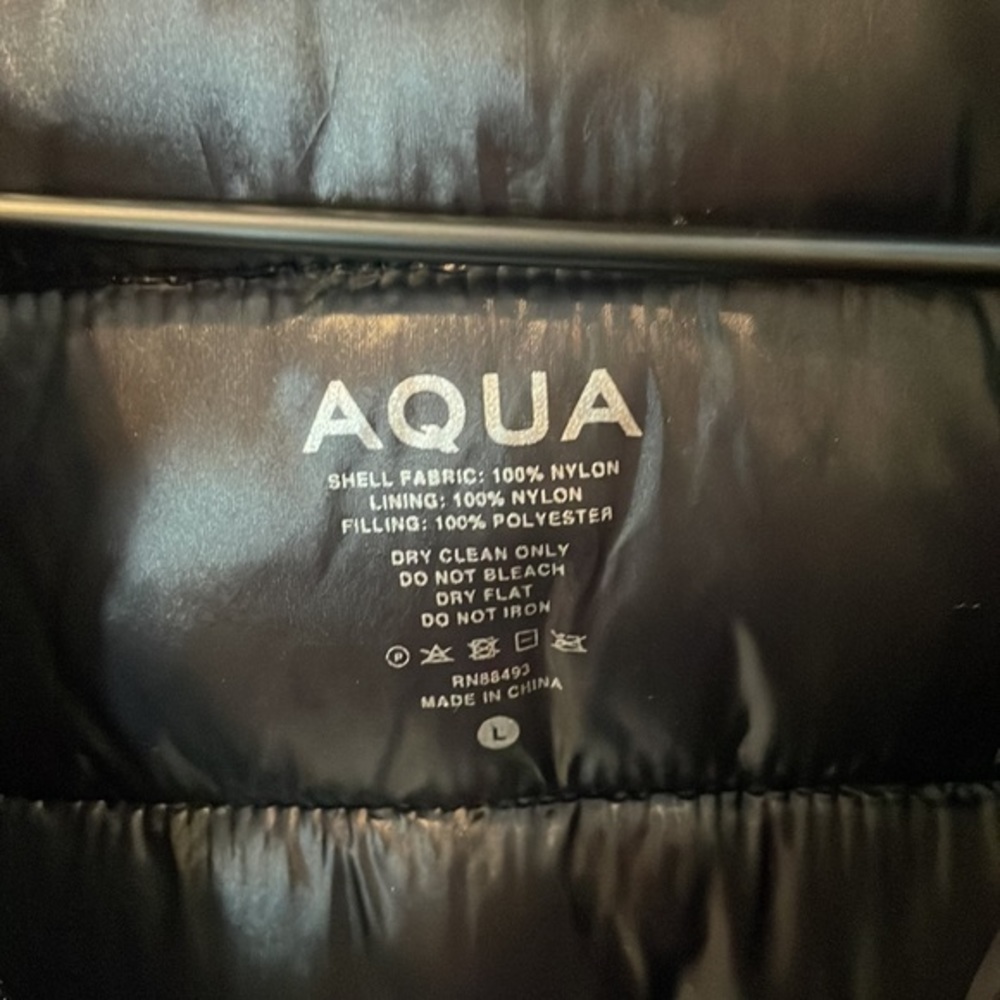 Aqua Mid Length Puffer Jacket - image 3